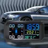 Kép 8/20 - Autó univerzális napelemes gumiabroncsnyomás-figyelő rendszer (külső érzékelővel)  - Fekete