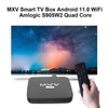 Kép 9/18 - EU ECO Raktár - MXV Smart TV Box Android 11.0 2.4G/5G WiFi Amlogic S905W2 Quad Core H.265 TV Box 32GB RAM - Fekete