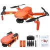 Kép 6/6 - L800 PRO 2 5G WIFI FPV GPS 4K kamera RC Drón 3 tengelyes karmantyú tárolótáskával - akadálykerülő nélkül - Narancs