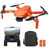 Kép 1/6 - L800 PRO 2 5G WIFI FPV GPS 4K kamera RC Drón 3 tengelyes karmantyú tárolótáskával - akadálykerülő nélkül - Narancs