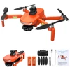 Kép 6/6 - L800 PRO 2 5G WIFI FPV GPS 4K kamera RC Drón 3 tengelyes karmantyú tárolótáskával - akadálykerülővel - Narancs