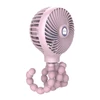 Kép 1/6 - Hordozható mini babakocsi ventilátor 3 fokozatban állítható - Pink