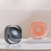 Kép 4/9 - USB mini asztali ventilátor 360°-ban forgatható, csendes, 3 sebességes vezérlés otthoni irodai kollégiumi használatra - Sötét kék