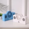 Kép 6/7 - Mini vezetéknélküli Bluetooth hangszóró ventilátorral és TF kártya támogatással - Kék