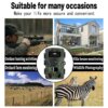Kép 4/17 - PR1000 16MP 1080P többfunkciós kültéri vadászat állatfigyelő kamera (elem nélkül) - Fekete