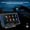 Kép 8/13 - EU ECO Raktár - 7 Inch Autós Érintőkijelzővel Rendelkező Vezetéknélküli Bluetooth Fejegység Android Auto Carplay - Fekete