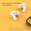 Kép 5/20 - EU ECO Raktár - QCY T13 Earbuds BT5.1 Vezetéknélküli Bluetooth Fülhallgató Töltő Tokkal - Fehér