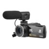 Kép 2/12 - 4K digitális videokamera 3,0 hüvelykes IPS érintőképernyős WiFi kamera DV-felvevő 56MP 18X digitális zoom