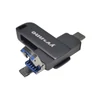 Kép 12/12 - yvonne Y40D USB3.0 nagy sebességű forgó USB Type-C / Micro USB OTG flash meghajtó - Fekete 128 GB