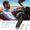 Kép 5/14 - NEW BEE Singlevezeték nélküli sport Bluetooth fülhallgató zajszűrő mikrofon - Fekete