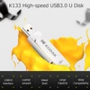 Kép 4/9 - Kodak K133 USB 3.0 flash meghajtó fém U lemez bőr kulcstartóval - 128 GB