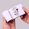 Kép 7/10 - Hordozható flipbook készlet világító tábla Tablet LED 3 fokozatú fényerőszabályzóval 300 lapos flipbook papír kötőcsavarokkal rajzoláshoz - Változat 2