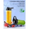 Kép 4/15 - 5430 400 W-os turmixgép shake-ekhez és turmixokhoz 2 Tritan BPA-mentes utazópalackkal