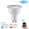 Kép 8/14 - WiFi intelligens GU10 LED izzó 5W 90-265V 2800K-6200K+RGB APP távirányítóval tompítható, Alexa Google Home kompatibilis - 1 db