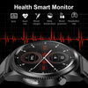 Kép 4/20 - E102 okosóra pulzusszám vérnyomás EKG monitorral IP68 Vízálló - Fekete