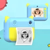 Kép 4/6 - Cute Kids Instant Print kamera 1080P digitális videokamera 12MP 2,4 hüvelykes LCD képernyő, beépített akkumulátor - Kék