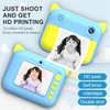 Kép 5/6 - Cute Kids Instant Print kamera 1080P digitális videokamera 12MP 2,4 hüvelykes LCD képernyő, beépített akkumulátor - Kék