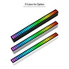 Kép 5/14 - RGB hangvezérlés ritmusfények 32 LED 18 színű hangspektrum mód 5 sebességfokozat 4 fényerő TYPE-C USB - Fekete