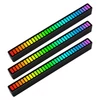 Kép 9/13 - RGB hangvezérlés ritmusfények 32 LED 18 színű hangspektrum mód 5 sebességfokozat 4 fényerő TYPE-C USB - Fekete - 3 db