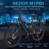 Kép 2/17 - BEZIOR M1 Pro elektromos kerékpár 48V 500W 12.5AH akkumulátor Max sebesség 25km/h - Fehér