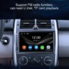 Kép 4/16 - Dupla Din 7 hüvelykes autós sztereó rádió MP5 BT multimédia lejátszó FM vevő audio érintőképernyő DSP/CarPlay/Android Auto/Mirror-Link