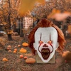 Kép 4/12 - Halloween maszk Hátborzongató Pennywise ijesztő bohóc - Fénnyel