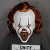 Kép 11/12 - Halloween maszk Hátborzongató Pennywise ijesztő bohóc - Fénnyel