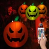 Kép 4/10 - Halloween dekoráció 23 hüvelykes felfújható sütőtök LED lámpa távirányítóval 16 RGB szín 4 fénymód 10 fényerő