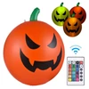 Kép 1/10 - Halloween dekoráció 23 hüvelykes felfújható sütőtök LED lámpa távirányítóval 16 RGB szín 4 fénymód 10 fényerő