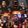 Kép 16/20 - Halloween ijesztő maszk Cosplay LED jelmez - Változat 2