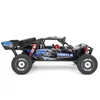 Kép 6/20 - Wltoys 124018 1/12 2,4 GHz 60 km/h terepjáró drift autó RTR 4WD alumíniumötvözet alvázzal, cinkötvözet hajtóművel - 1 akkumulátor