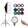 Kép 2/9 - Andoer Studio Photography 2.4G RGB LED háttérfény készlet