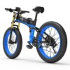 Kép 13/20 - BEZIOR-X PLUS 1500W összecsukható elektromos kerékpár - Fekete-kék