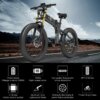 Kép 15/20 - BEZIOR-X PLUS 1500W összecsukható elektromos kerékpár - Fekete-kék