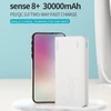 Kép 13/20 - ROMOSS Sense 8+ Power Bank 30000mAh QC PD 3.0 hordozható külső gyorstöltő - Fehér