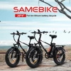 Kép 2/16 - Samebike XWC05 20 hüvelykes pedálos elektromos kerékpár - Fekete-szürke