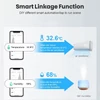 Kép 4/15 - Tuya ZigBee beltéri hőmérséklet páratartalom érzékelő valós idejű megfigyelés intelligens APP kapcsolat