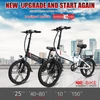 Kép 2/20 - Samebike 20LVXD30-II elektromos kerékpár 48V 350W 10AH akkumulátor Max sebesség 25km/h - Fehér