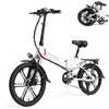 Kép 15/20 - Samebike 20LVXD30-II elektromos kerékpár 48V 350W 10AH akkumulátor Max sebesség 25km/h - Fehér