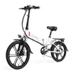 Kép 17/20 - Samebike 20LVXD30-II elektromos kerékpár 48V 350W 10AH akkumulátor Max sebesség 25km/h - Fehér