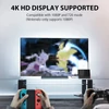 Kép 5/10 - TV-dokkoló Nintendo Switchhez / OLED hordozható TV 1000 Mbs LAN-porttal/4K HD-adapterrel