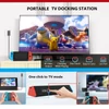 Kép 10/10 - TV-dokkoló Nintendo Switchhez / OLED hordozható TV 1000 Mbs LAN-porttal/4K HD-adapterrel