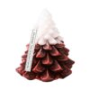 Kép 7/10 - Torony alakú karácsonyfa füstmentes illatos gyertya karácsonyra, díszajándék - Piros-fehér