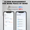Kép 9/16 - Tuya intelligens Wifi hőmérséklet páratartalom érzékelők APP távfelügyeleti monitor otthoni kapcsolathoz