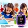 Kép 2/12 - Q12 Kids Smart Watch IP67 Vízálló SIM-kártya hívás Gyermek telefonóra - Kék