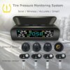 Kép 4/9 - Napelemes gépjármű gumiabroncsnyomás-figyelő rendszer ébresztőóra (külső érzékelőkészlet)