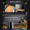 Kép 7/11 - Proscenic T22 Air Fryer Turbo légsütő 5 literes kapacitás 11 előre beállított menü APP Hangvezérlés Rázás emlékeztető és előmelegítés sült krumpli szárított marha steakhez