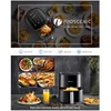 Kép 11/11 - Proscenic T22 Air Fryer Turbo légsütő 5 literes kapacitás 11 előre beállított menü APP Hangvezérlés Rázás emlékeztető és előmelegítés sült krumpli szárított marha steakhez