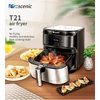 Kép 11/20 - Proscenic T21 Air Fryer Forrólevegős elektromos háztartási 5,8L 8 előre beállított menü Érintőgombos APP időzítő hőmérséklet-szabályozás sült krumpli szárított marha steakhez