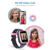 Kép 14/20 - LT41 4G Kids okostelefon hívás óra Videó Chat LBS GPS SOS WiFi kamera IPx7 gyermek okosóra - Pink